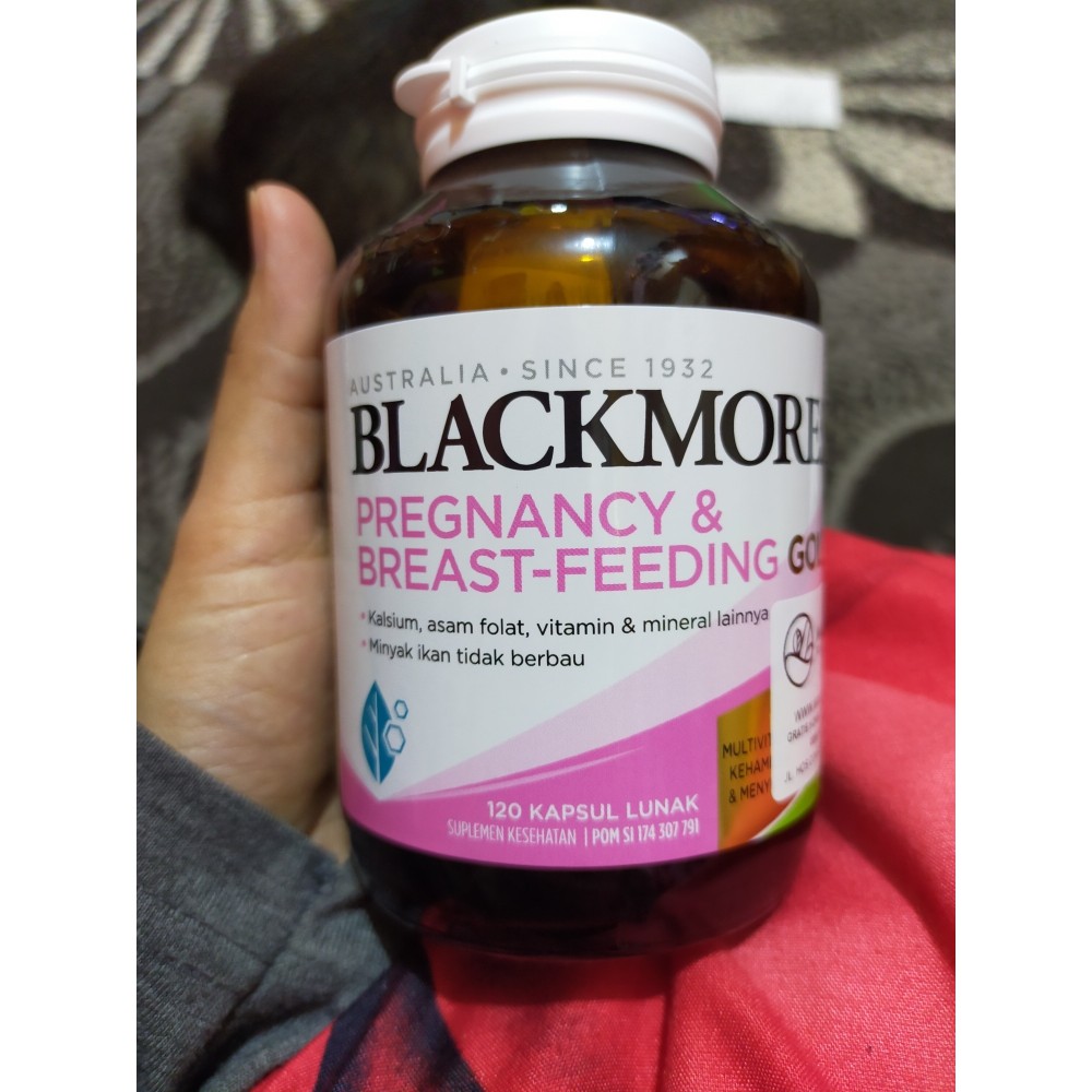 BLACKMORES PREGNANCY AND BREASTFEEDING GOLD BPOM KALBE - 120 kapsul