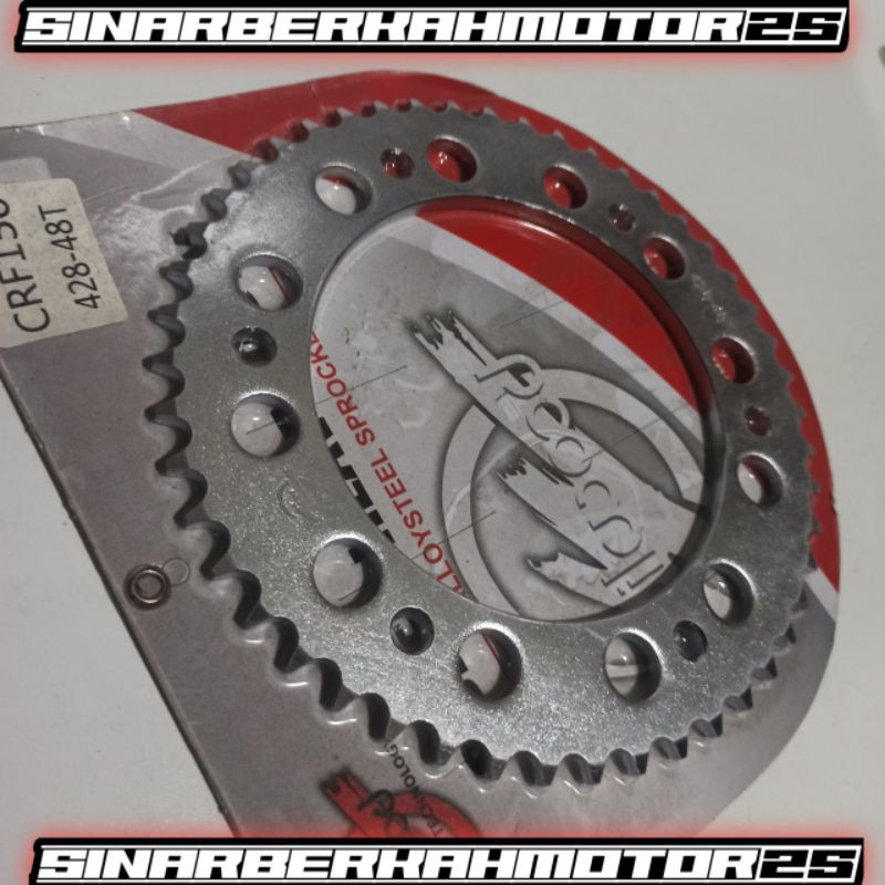 gear wilwood crf 150 428 48T gir belakang crf 150 48T sprocket belakang crf 150 48T-1