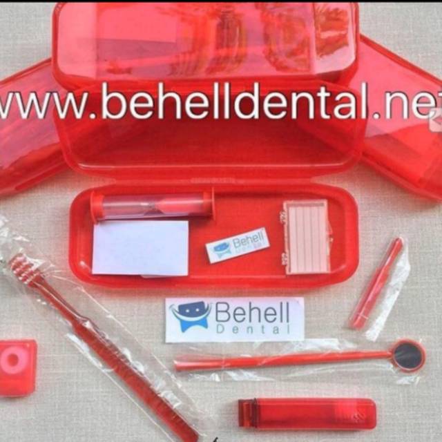 BEHELLDENTAL DENTAL KIT / ORTHO SET / SIKAT GIGI BEHEL PEMBERSIH PAKET / WAX SELA DENTAL FLOSS DLL
