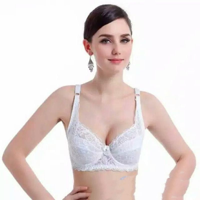 TALLY Bra brukat  Lembut 983 Setara Cup B-C busa tipis Pakai Kawat