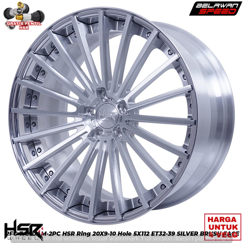 VELG MOBIL RACING RING 20 PCD 5X112 UNTUK MERCY CAMRY CIVIC TURBO