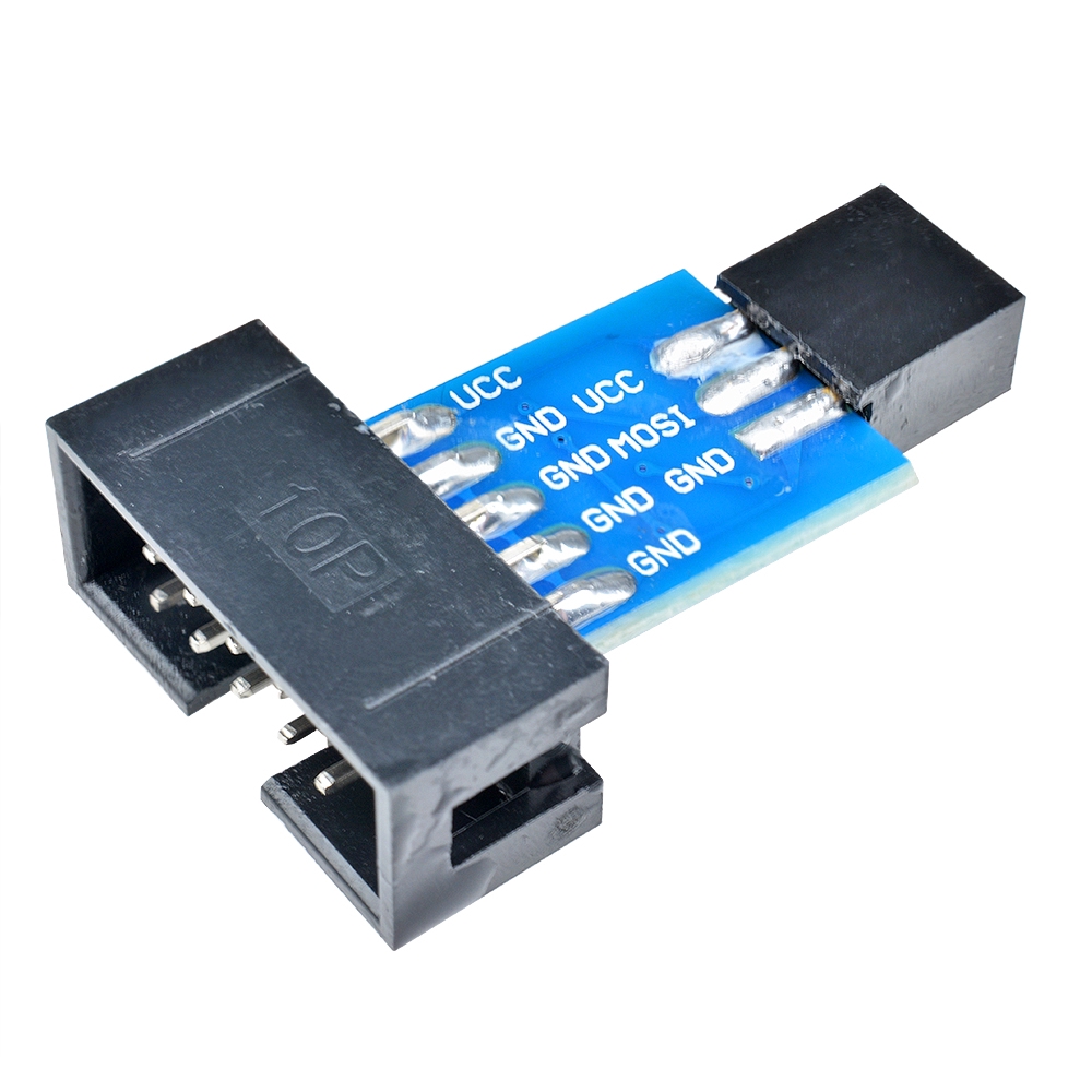 〖Factory Supplier/COD〗Set 2Pcs Papan Adapter 10 Pin Ke Standard 6 Pin untuk ATMEL AVR ISP stksp