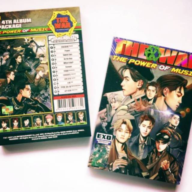 (SEALED) ALBUM REPACKAGE EXO THE WAR - THE POWER