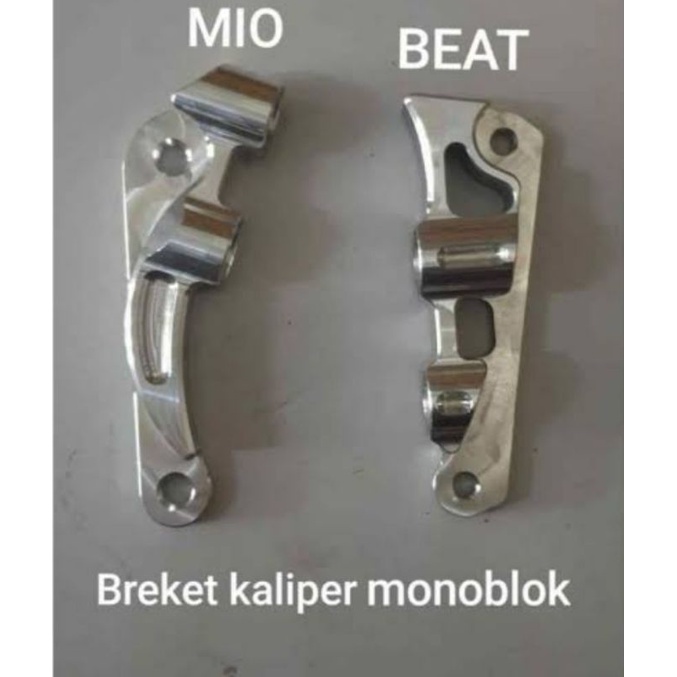 BRACKET PANGKON KALIPER MONOBLOK 4 PISTON BEAT, SCOOPY, VARIO, MIO