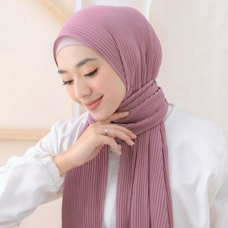 NEW PASHMINA PLISKET BABYDOLL//HIJAB FASHION 2021//BISA COD