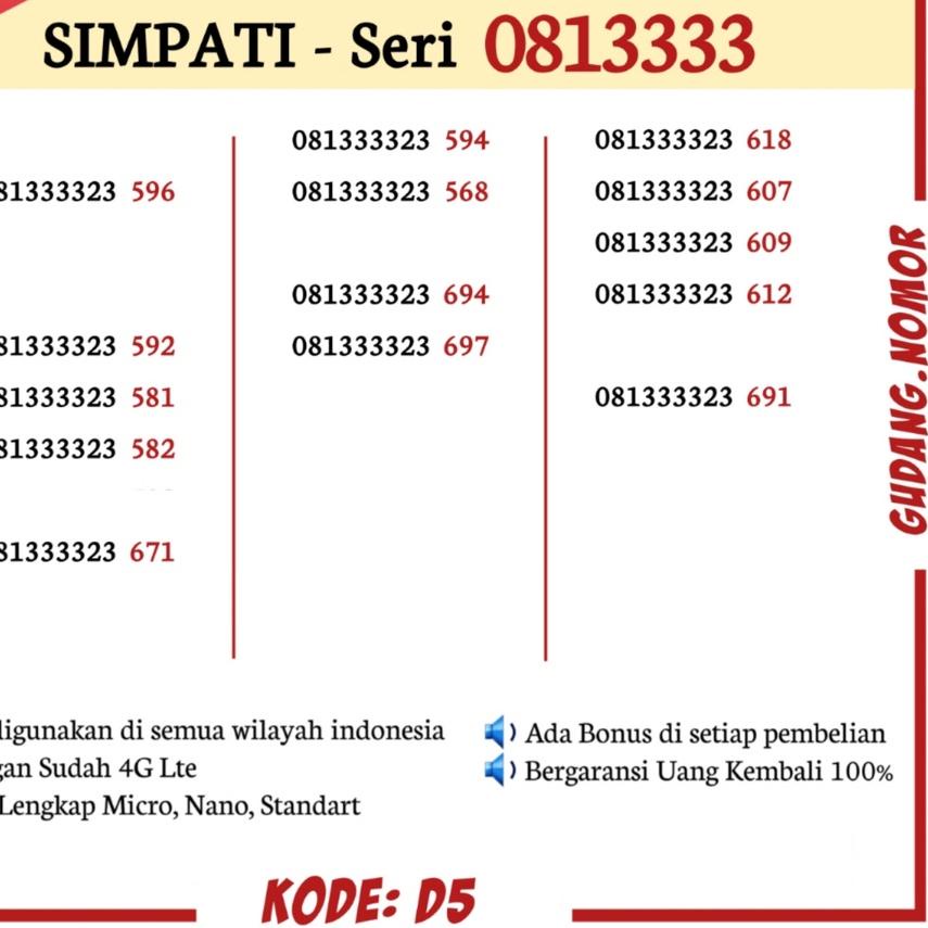 ♥F⚡ASH SALE♥ Nomor Cantik Simpati Nomor Cantik Telkomsel Nomer Cantik Telkomsel No Simpati Cantik Ka