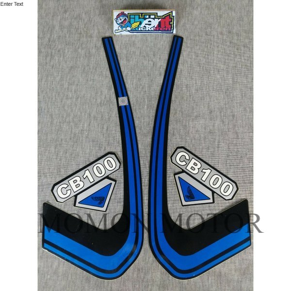 STICKER  STRIPING LIS STANDAR ORI HONDA CB100  CB 100 BIRU