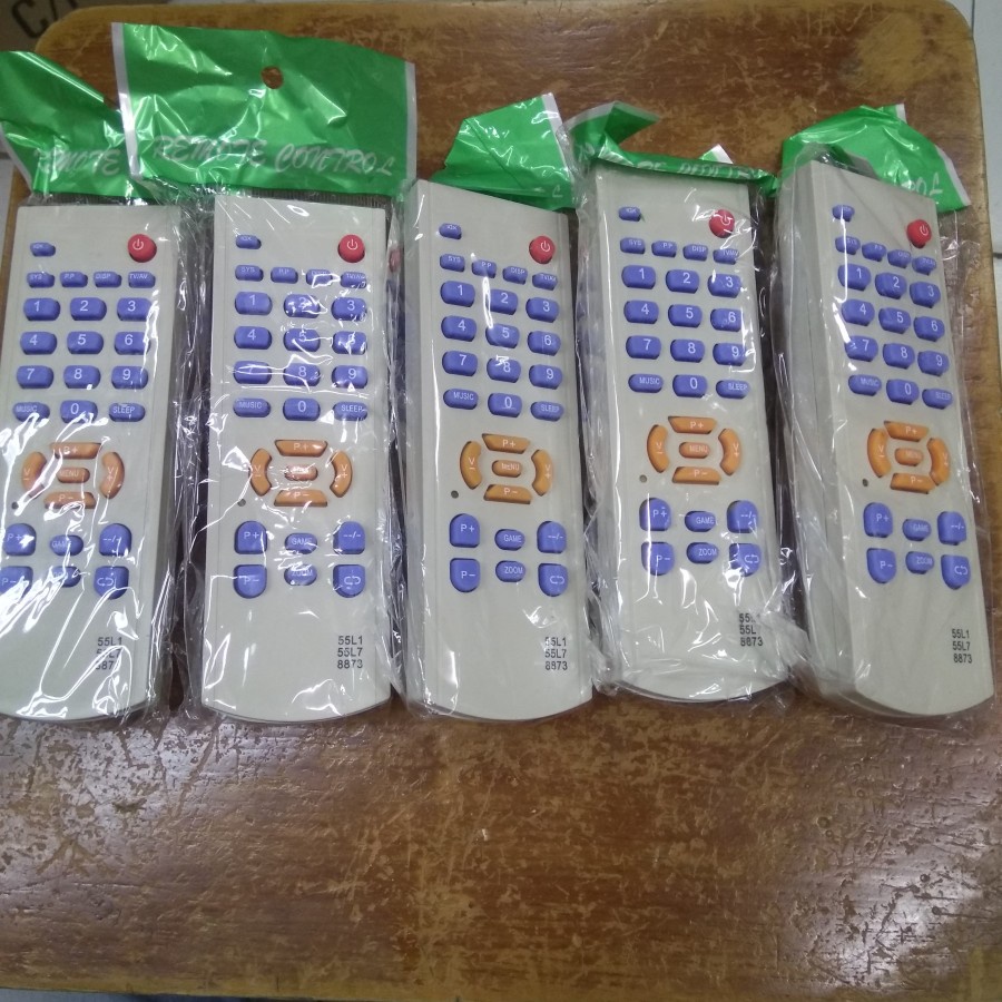 Remote Tv Tabung Untuk Tv Cina China 55L1 Wcom / Wansonic / Ganti Mesin