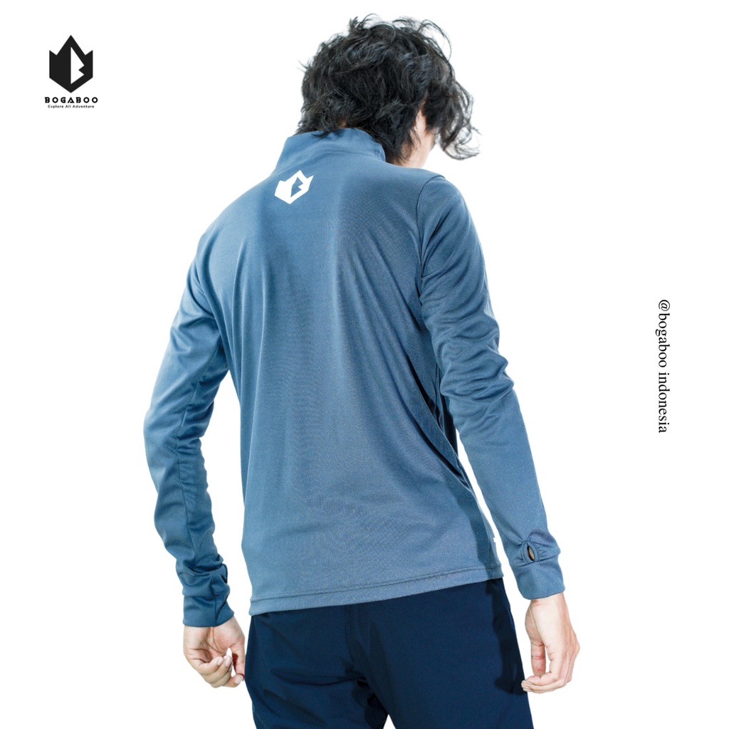 BASELAYER BOGABOO MANSET  LENGAN PANJANG - MANSET LENGAN THUMBHOLE - MANSET TANGAN OLAHRAGA - MANSET OUTDOOR PRIA