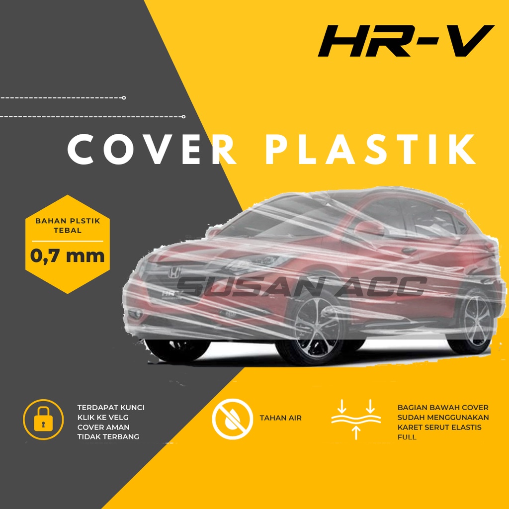 Body Cover Mobil hrv Transparan Sarung Mobil honda hrv wateroroof/plastik bening hrv anti air/hrv lama/all new hrv/hrv terbaru/hrv 2022/mobilio/mobilio rs/sigra/calya/mobilio/kia rio/aerio/hyundai creta/hyundai avega/sienta/aerio/freed/jazz/sx4/sx4 xover