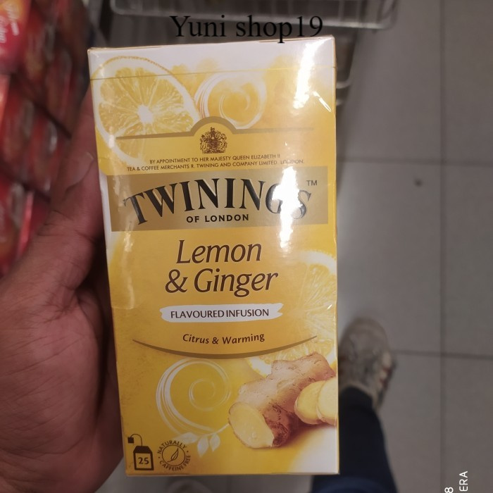 

twinnings lemon ginger tea