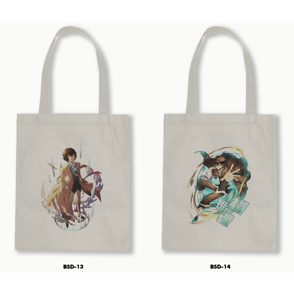 TOTE BAG RESLETING - BUNGOU STRAY DOGS / ANIME / MANGA 01