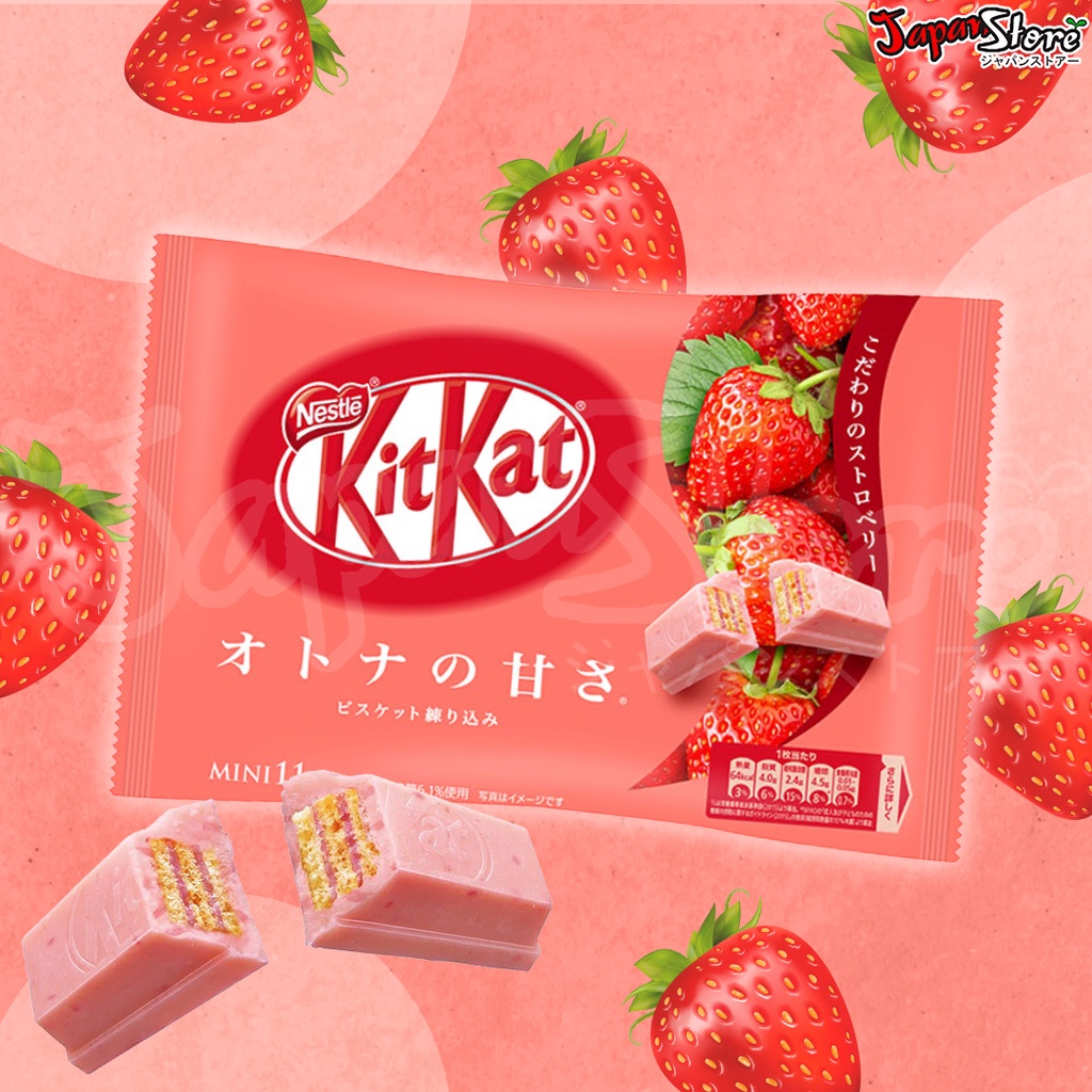 

KitKat Japan Strawberry Amaou Bag