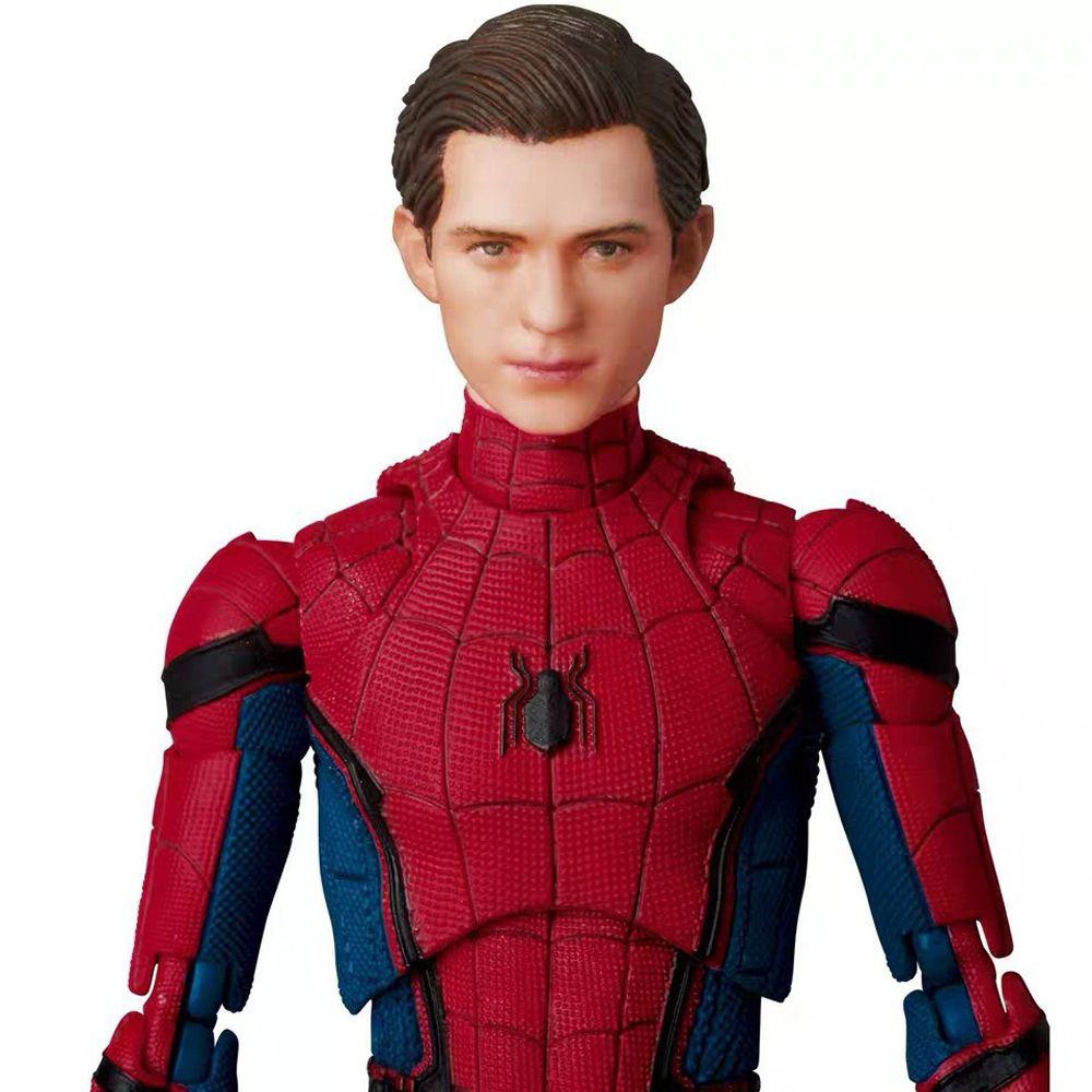 Patung Action Figure Spiderman QUINTON Koleksi Hadiah Figure Boneka Berubah Wajah Marvel Mainan Spiderman Mudik