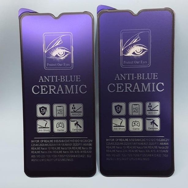 SCREEN PROTECTOR CERAMIC MATTE ANTI BLUE VIVO Y51 Y51A Y53S - FA