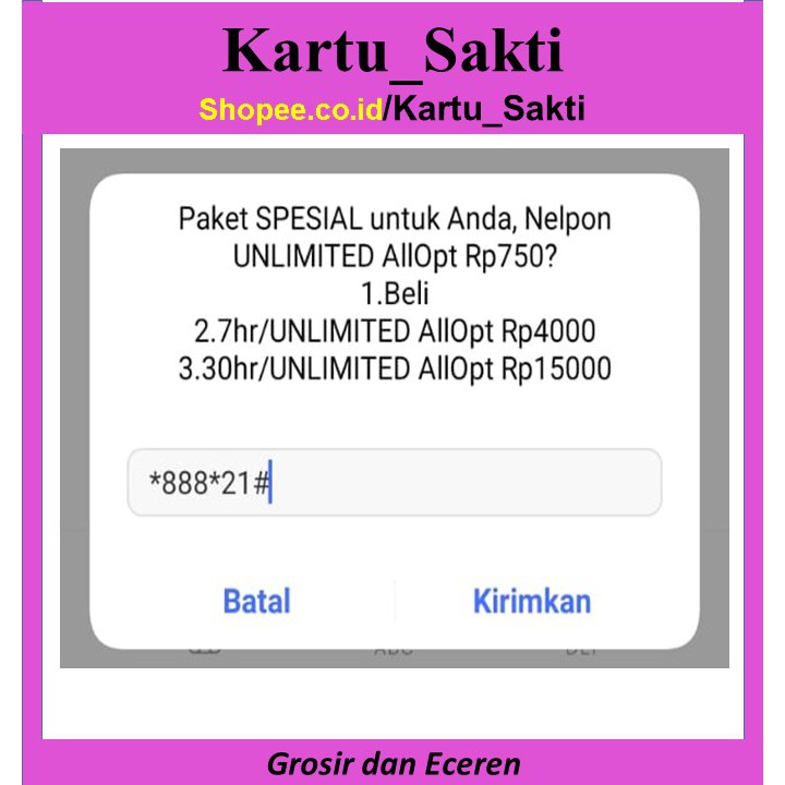 KARTU SAKTI PROMO NELPON 15000/BULAN DAN PROMO INTERNET 25GB