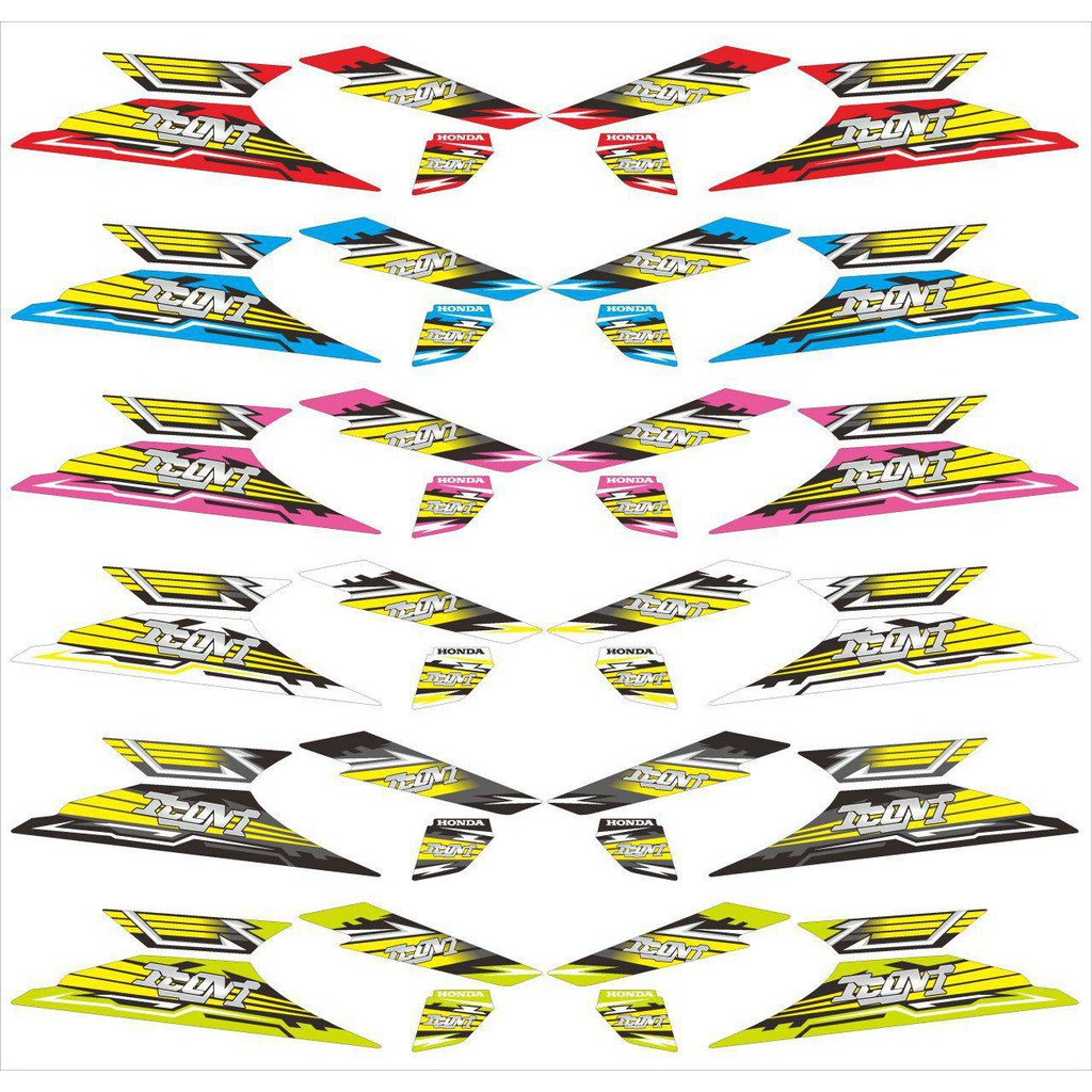 Striping beat karbu - Stiker Decal beat karbu 2008-2012 icon 07