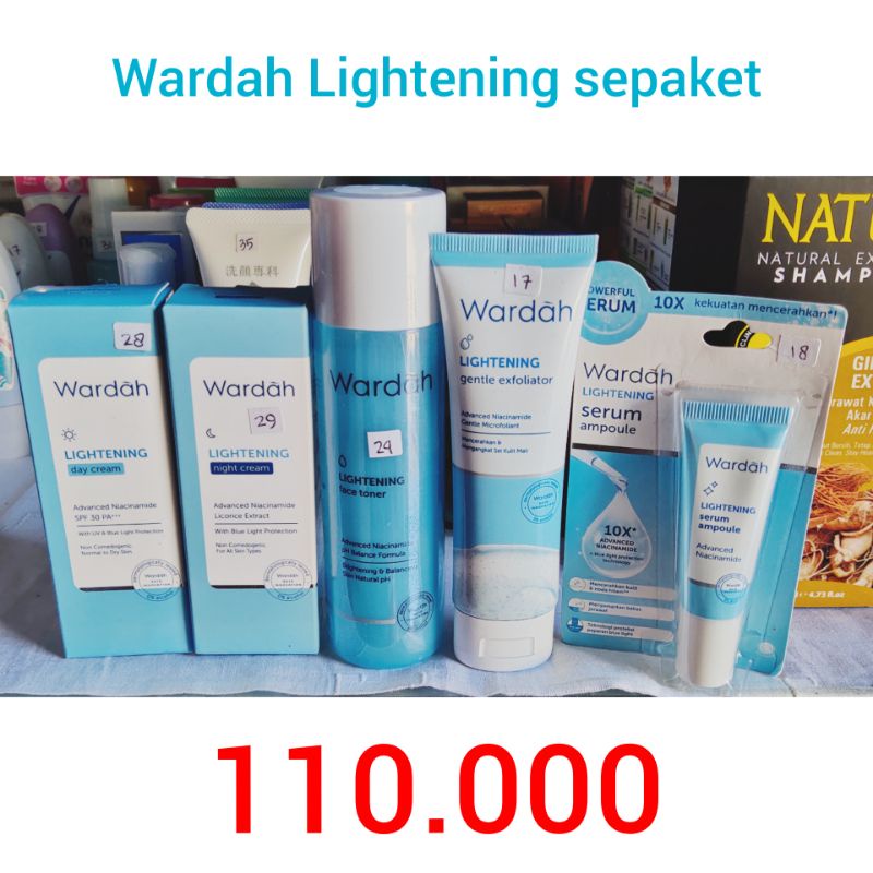 wardah lightening sepaket