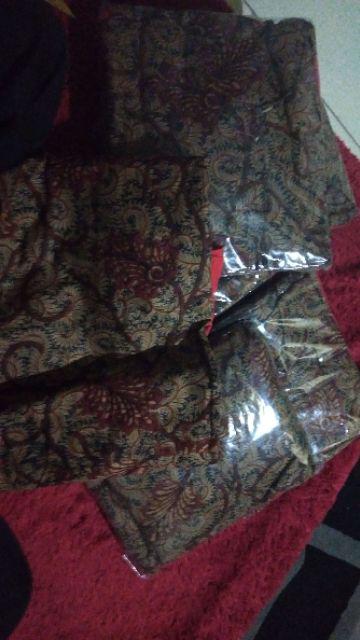 (busui & Ori) Gamis Batik Couple Rempel Couple Manggar,sekar,kubis,meysya Meisya Style Syari - Kg075