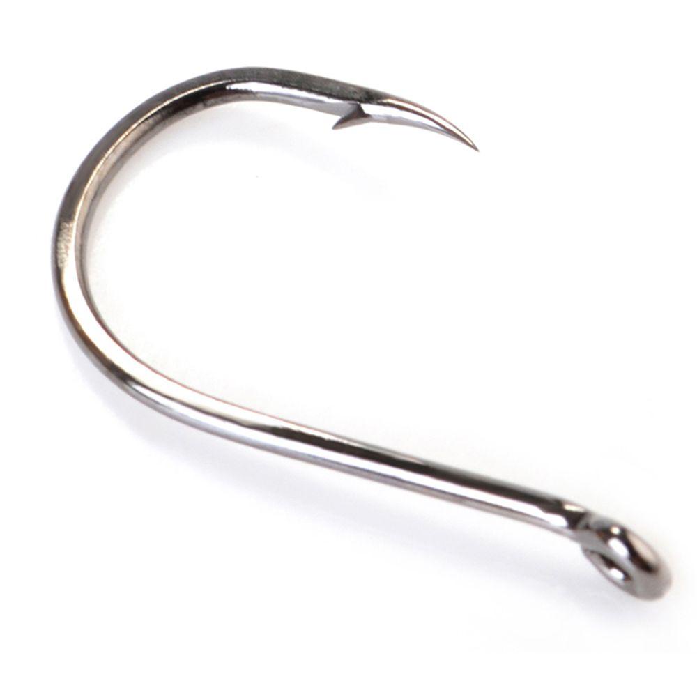 Lanfy Carp Eyed Fishing Hook Lingkaran Lure Hooks Fish Hook Barbed Hooks Aksesoris Pancing Single Jig Curve Shank Hooks