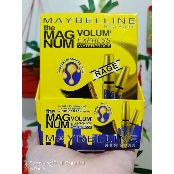 CASE KUNING Maskara warna hitam Kosmetik Mata Mascara Make Up Makeup