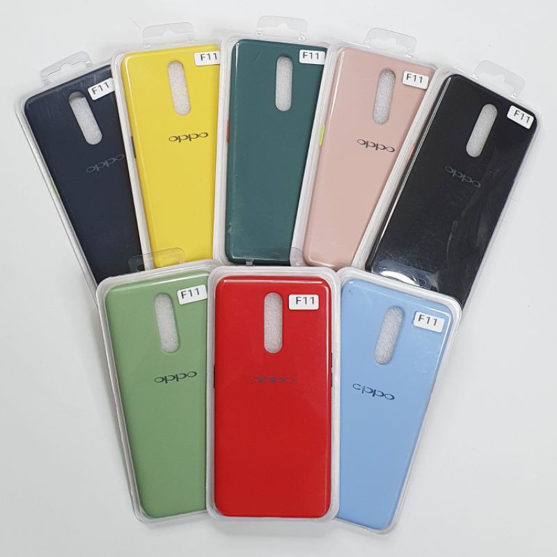 Oppo F11 / Oppo A9 Macaron Tone Case / Silicone Macaron Colour Side button