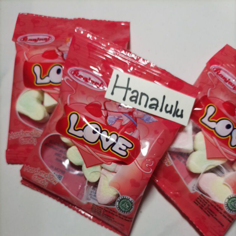 

Ranjani Love Marshmallow Candy 5g Jajanan Unik
