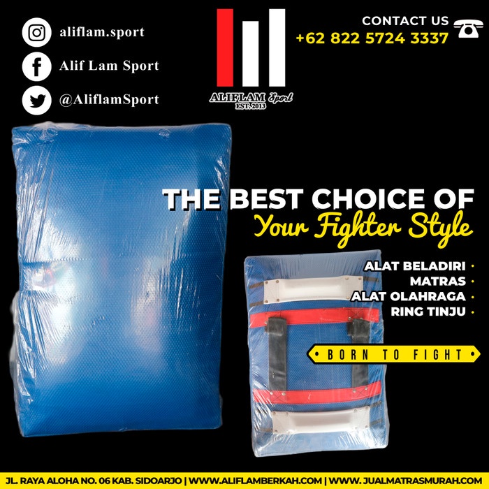 Pecing Silat Remaja Dewasa Target Kotak Besar Tendangan Kick Pad Muay