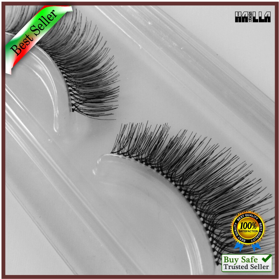 Bulu mata Palsu 107 Fake Eyelash Natural Lembut Premium Bagus Murah Kualitas Export