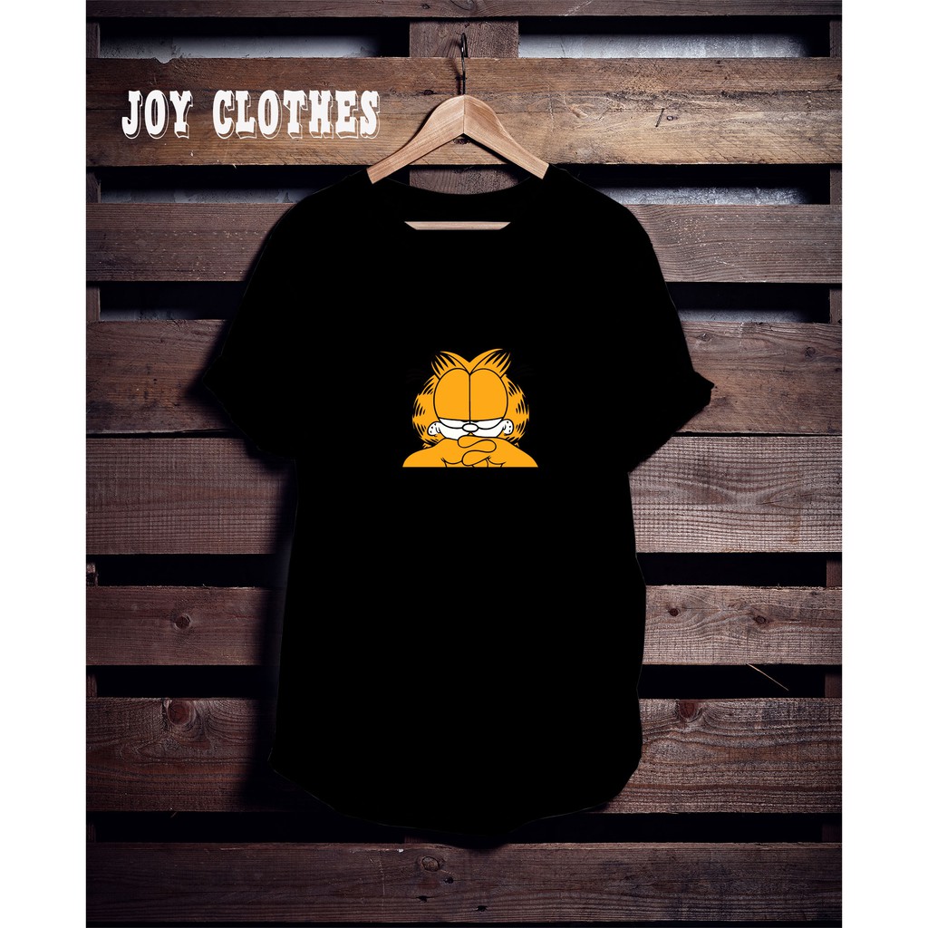 KAOS CARTOON/ KAOS GARFIELD/ KAOS SABLON GARFIELD/ GARFIELD TSHIRT/ KAOS UNISEX