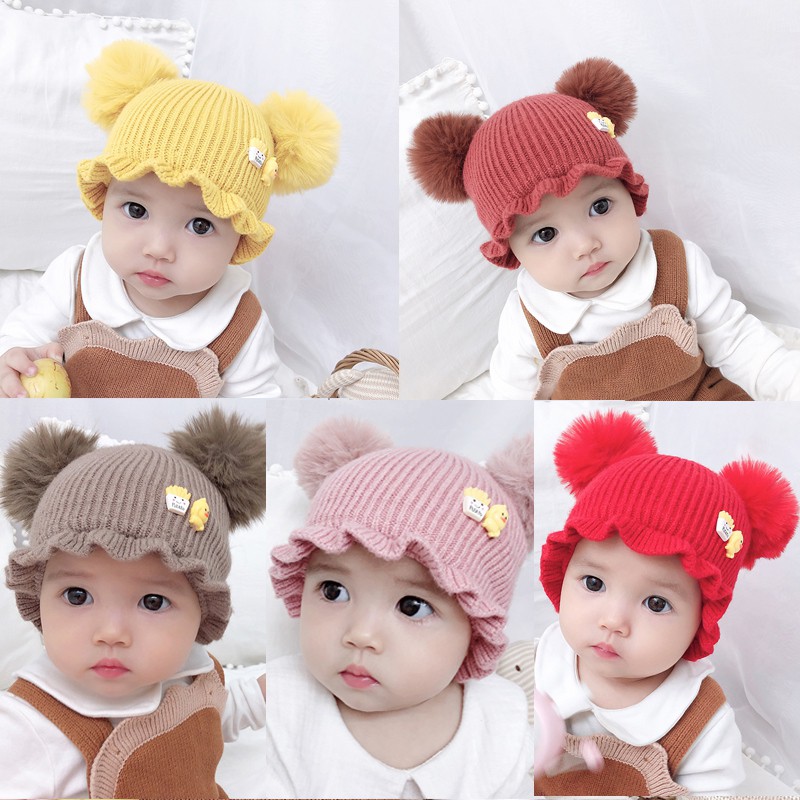 【hibts】Topi Bayi Casual dengan Gambar Kartun untuk Laki-Laki / Perempuan | Shopee Indonesia