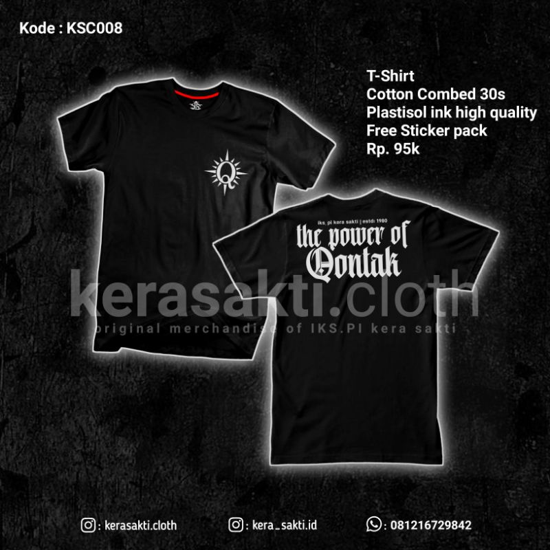 T-shirt IKS.PI Kera Sakti "Power Of Qontak"