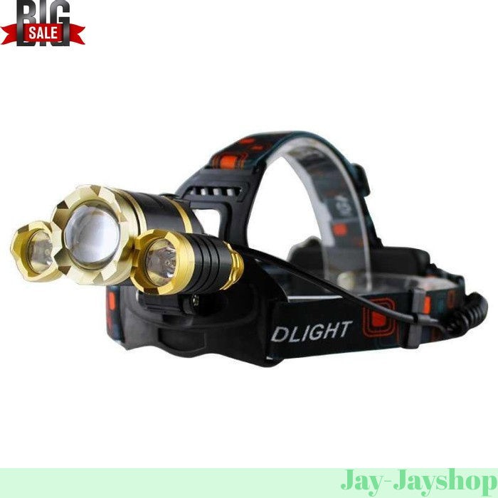 Senter Headlamp Cree XM-L 3T6 10000 Lumens LARIS