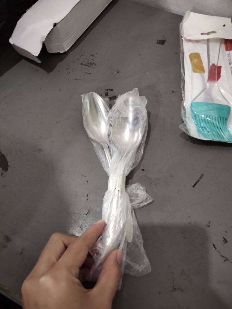 Sendok Makan Rumah Tebal Stainless Steel Per 6pc - Sendok Makan Dollll