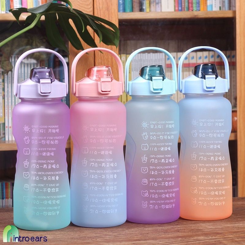 Botol Minum Jumbo VIRAL 2 Lt - Tempat Air Minum 2000 Ml Serbaguna