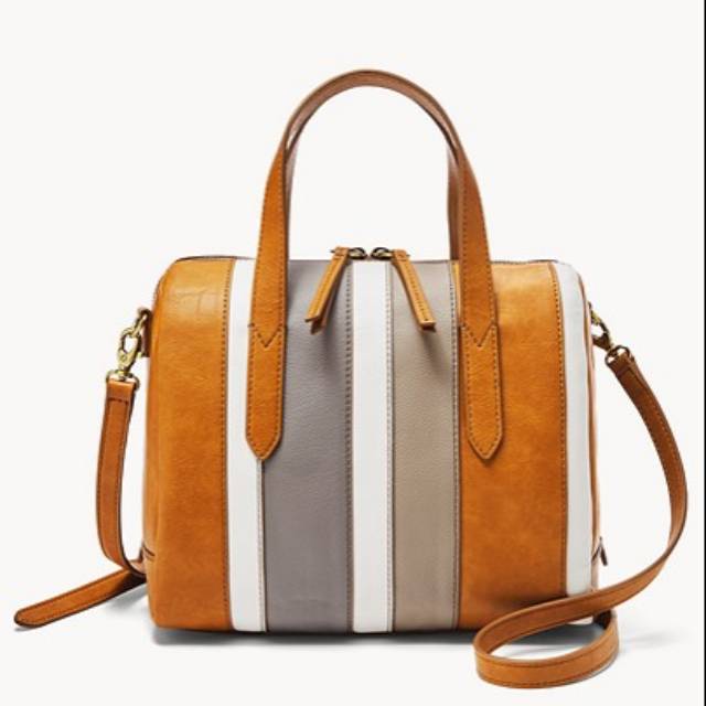 Tas Fossil Original Sydney Satchel Neutral Multi