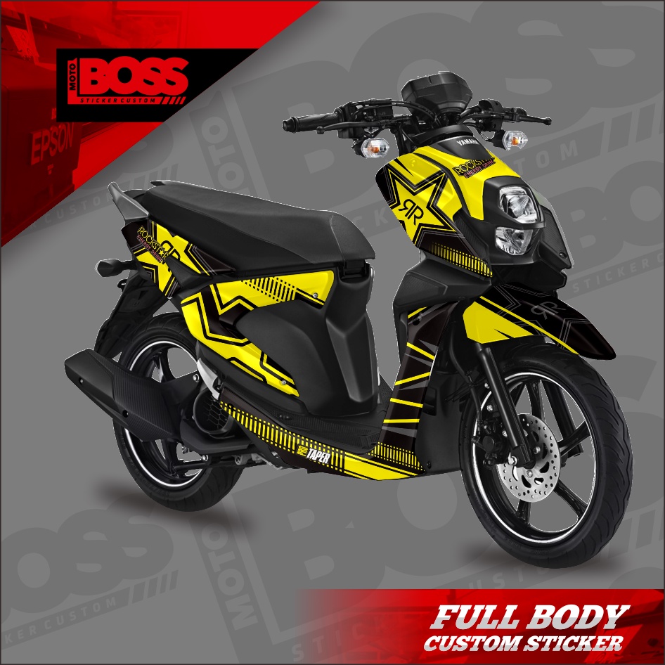 Decal Stiker Sticker Yamaha XRide 125 full body Decal Sticker XRide 125 Striping Full Body XRide 125