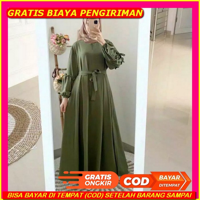 Set Baju Muslim Lebaran Wanita Remaja Kombinasi Brukat Terbaru 2022 Model Kekinian Bahan Scuba Rompi