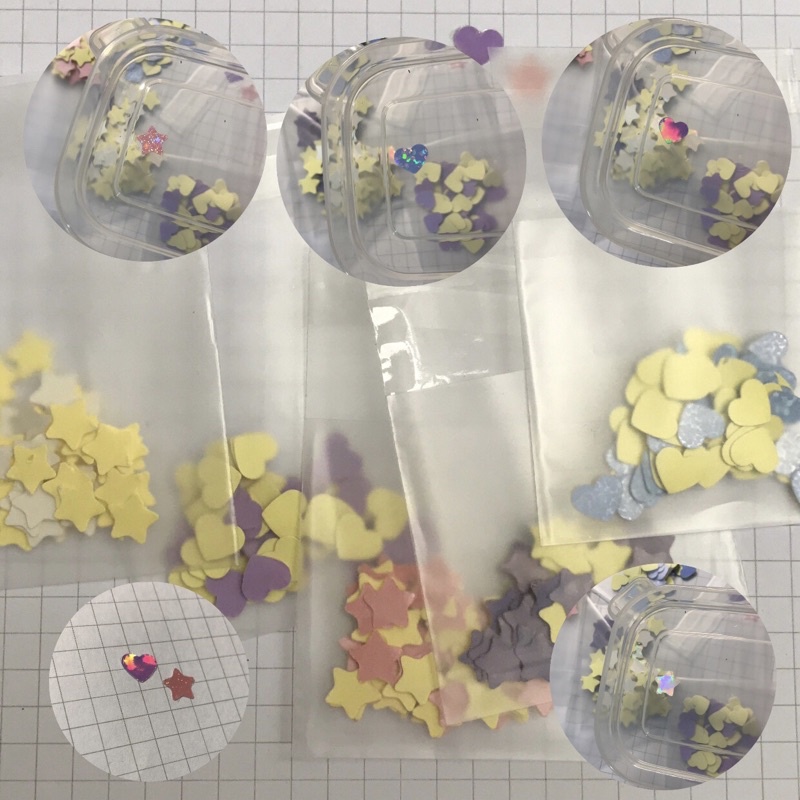 

STIKER HOLOGRAM LOVE & STAR | 65 pcs & 70 pcs | MURAH, UNIK, LUCU