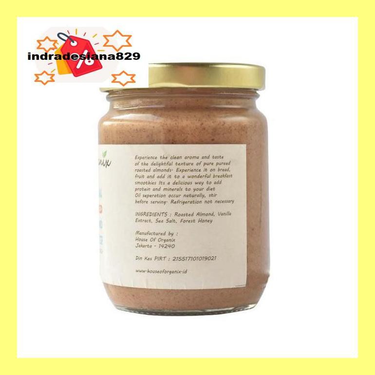 

Sf504Nind Houseoforganix Natural Almond Butter Original - 250 Gr Ind504Sm