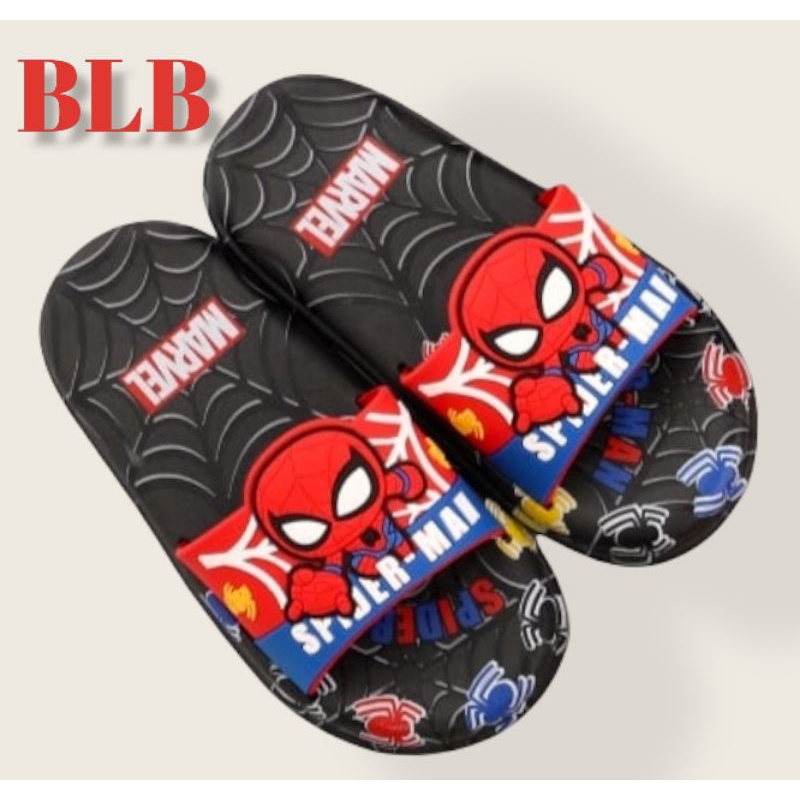 SANDAL KARET JELLY ANAK KARAKTER Spiderman IMPORT