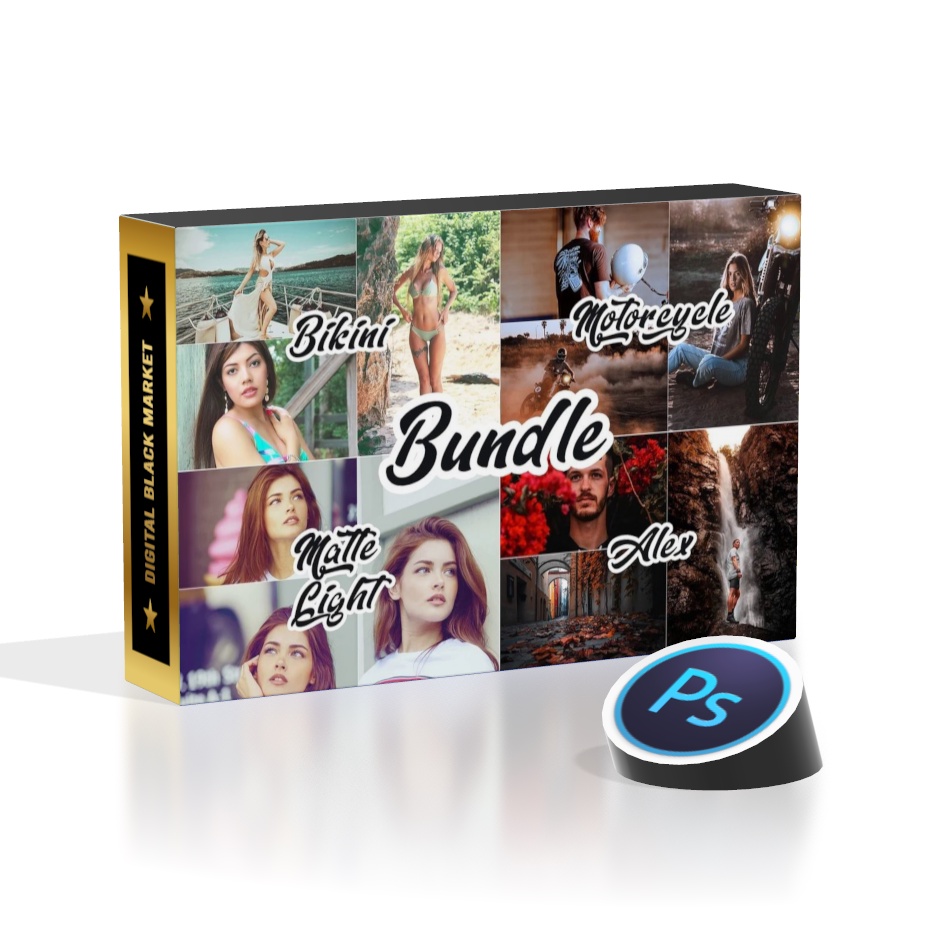 Action Bundle 4 in 1 - Photoshop