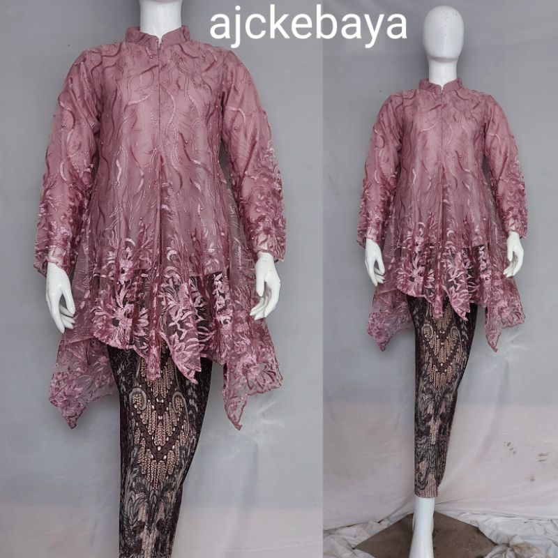 kebaya sanghai tunik tille/kebaya busui/kebaya modren/ajc kebaya