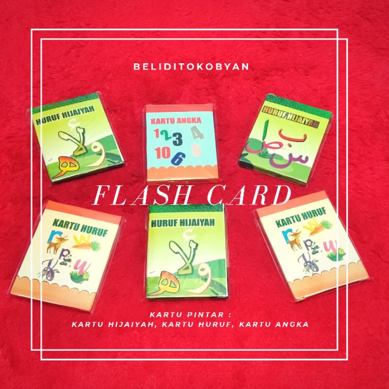 FLASH CARD KARTU PINTAR/ KARTU BELAJAR BAYI BALITA PINTAR