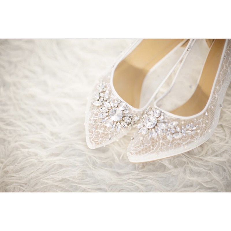 wedding shoes sepatu wedding BARU BNIB CAVA PRIVE swarovski