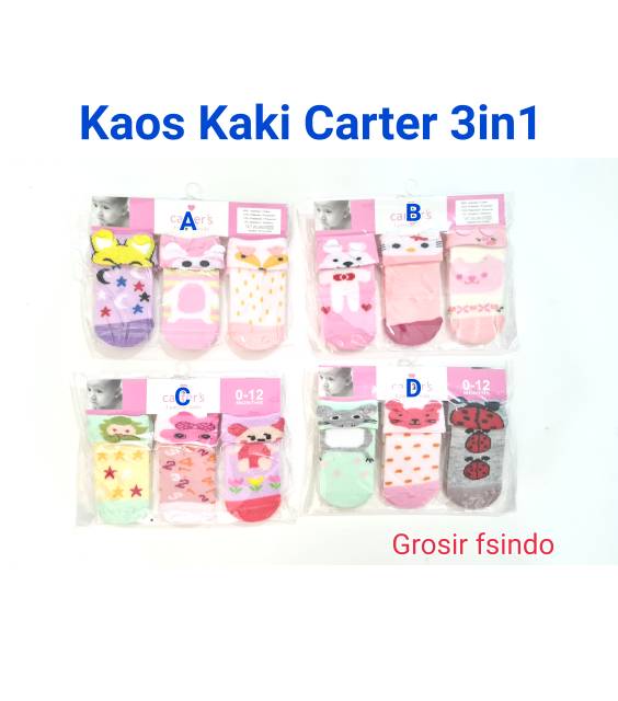 kaos kaki Bayi 3in1