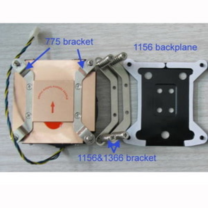 1U Heatsink for Casepro KI-N125 server case (UNIVERSAL-1U-ACTIVE)