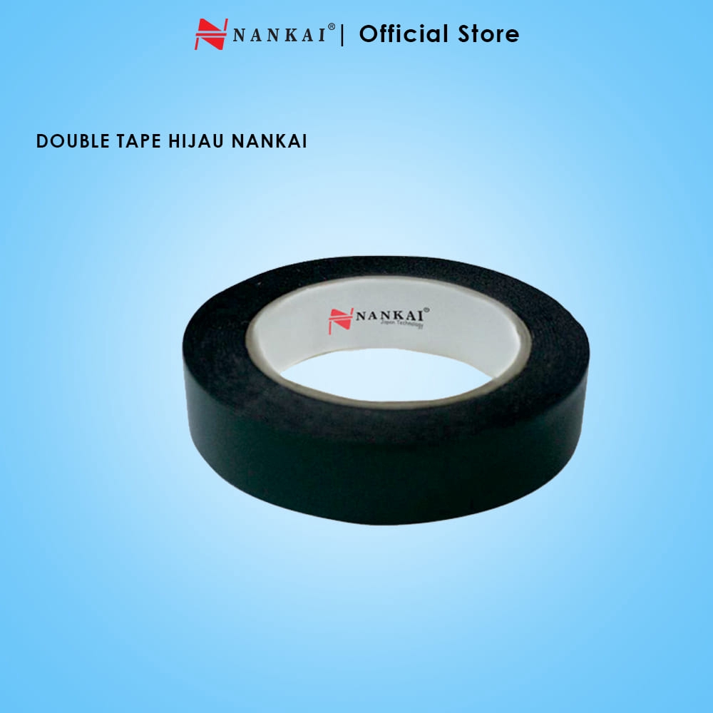 

Double Tape Foam Hijau 1"x5 m / Double Tape Busa Hijau 5 Meter Nankai