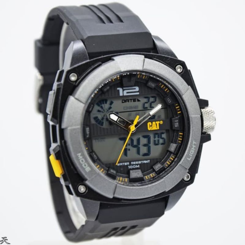 CATERPILLAR CAT MD.155.21.121.Jam Tangan Pria Analog Digital-Original Bergaransi