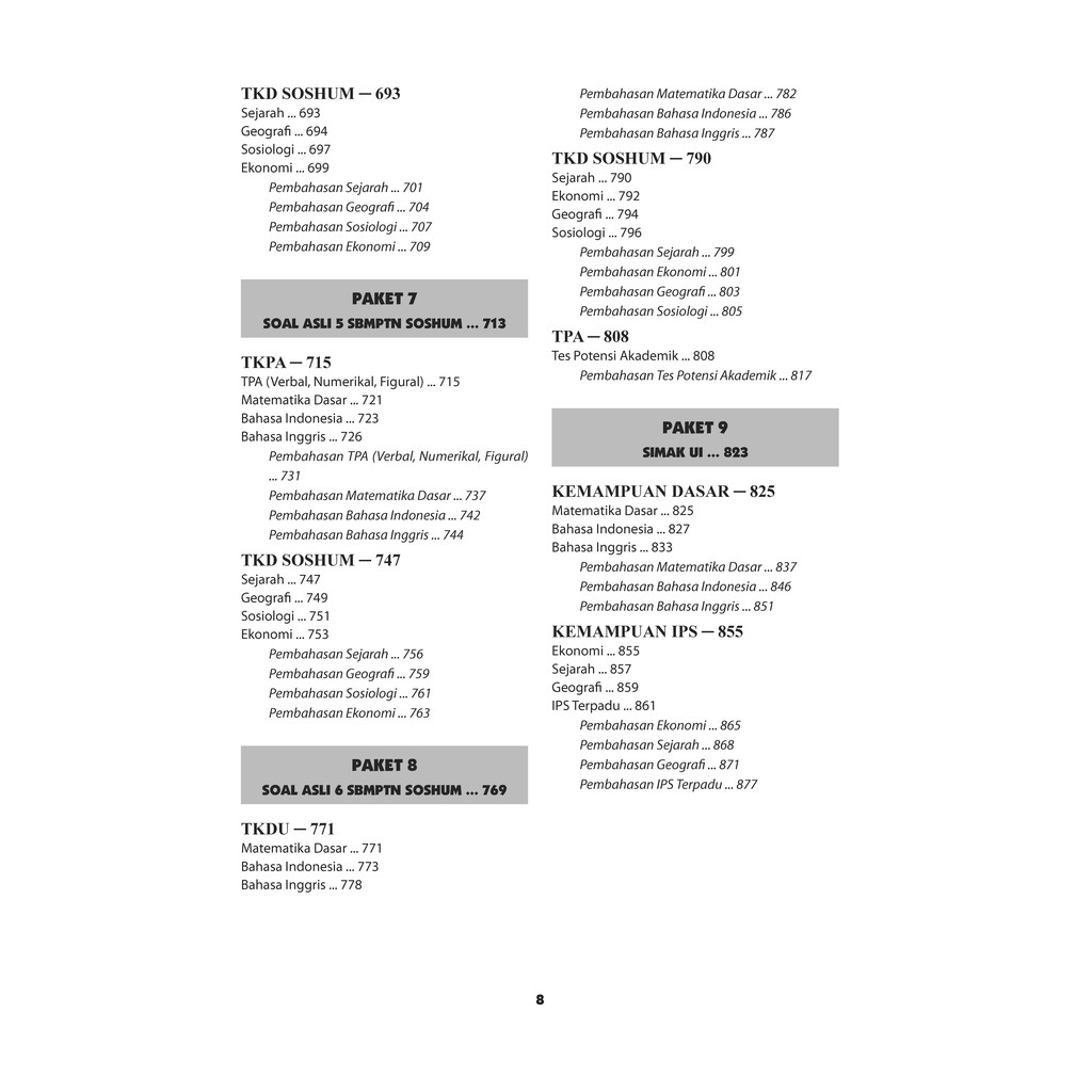 Buku Grand Master Sbmptn Soshum 2020 Level Soal Hots Sbmptn